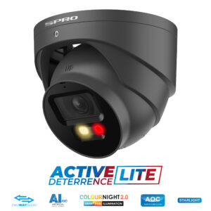 DHIPD40/28LRG-MS SPRO 4MP IP Turret Active Deterrence
