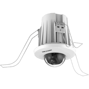 Hikvision 4 MP AcuSense In-Ceiling Fixed Mini Dome Network Camera DS-2CD2E43G2-U