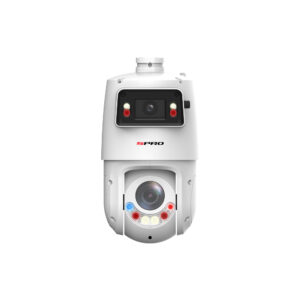 SPRO 4MP+4MP IP PTZ with Panoramic View & Active Deterrence DHIPPTZ40/25XLR-P-D