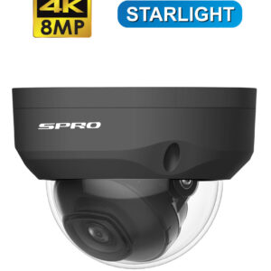 SPRO 8MP IP Fixed Lens Vandal Resistant Dome DHIPD80/28RV-G-V2